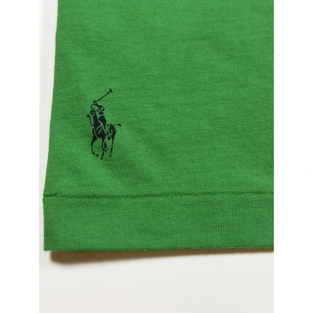 Polo Ralph Lauren Print Shop Green Stitch Pony Logo Tee Shirt Men's 3XL Tall NWT